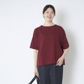 DAYS/5分袖ボートネックプルオーバー